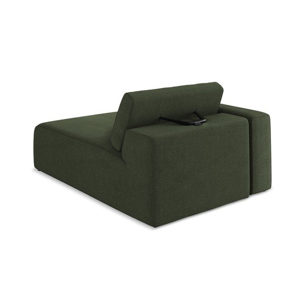 Žalios spalvos modulinė sofos dalis (su kairiuoju kampu) Kalea – Makamii-image-4