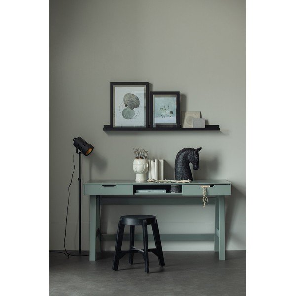 Sieninė lentyna juodos spalvos paveikslėliams 120 cm Studio – WOOOD-image-1