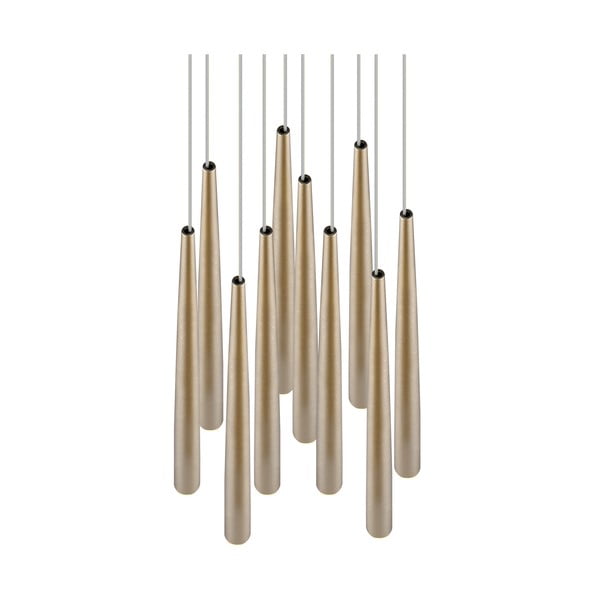 Auksinės spalvos kabantis šviestuvas LED ø 30 cm Cala – Trio Select-image-2