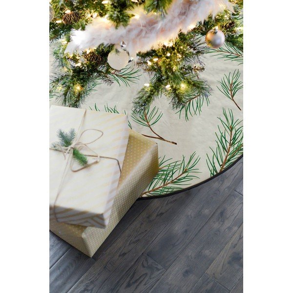 Medvilninis kilimėlis po eglute Butter Kings Fir Branches, ø 130 cm-image-1