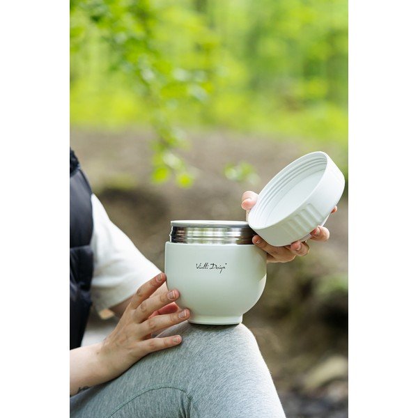 Baltos spalvos iš nerūdijančio plieno maistui termosas 680 ml Fuori – Vialli Design-image-1