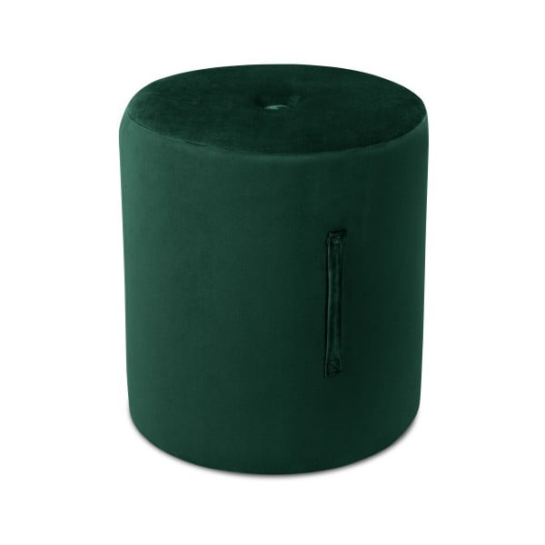 Žalias pufas Mazzini Sofas Fiore, skersmuo 40 cm