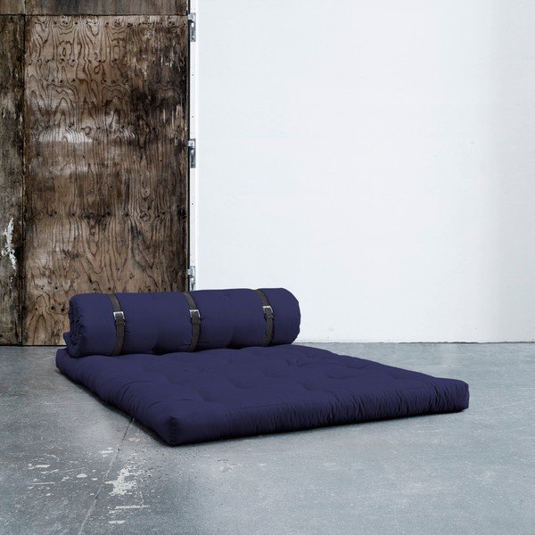 Kintama sofa su odiniais dirželiais "Karup Buckle Up Navy-image-1