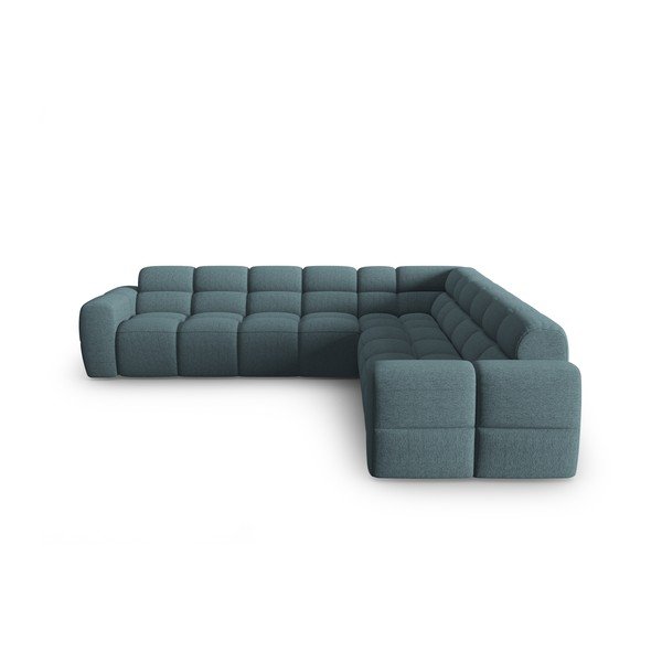 Kampinė sofa mėlynos spalvos Lisa – Micadoni Home-image-2