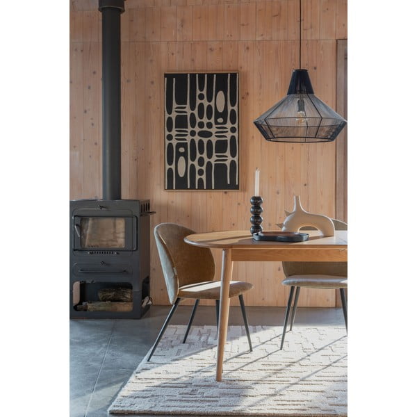 Prailginamas valgomojo stalas su papildomu stalviršiu su ąžuolo dekoro stalviršiu 90x180 cm Twist – Zuiver-image-1