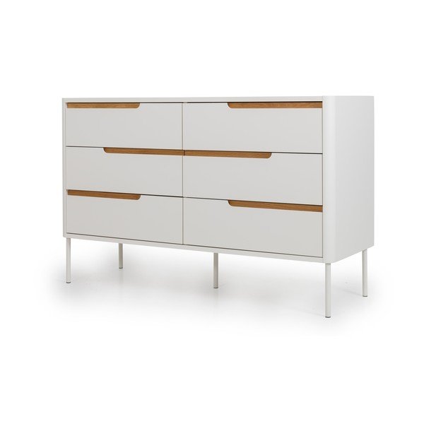 Balta komoda Tenzo Switch, 130 x 83 cm-image-3