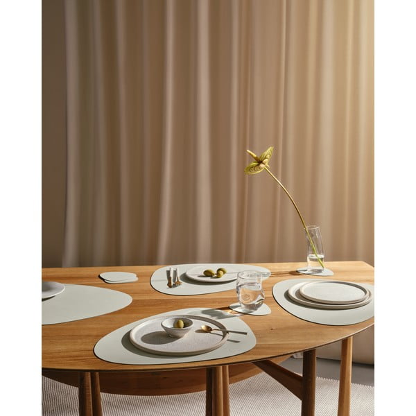 Iš eko odos padėkliukas 37x44 cm Curve L Nupo – LIND DNA-image-2