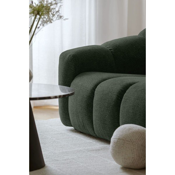 Tamsiai žalios spalvos kampinė sofa (su kairiuoju kampu/„L“ formos) Shell – Miuform-image-3