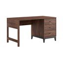 Rašomasis stalas iš riešutmedžio 70x140 cm Ilyas – Vipack
