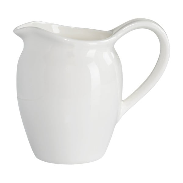 Baltas porcelianinis pieno ąsotis Maxwell & Williams Basic, 330 ml
