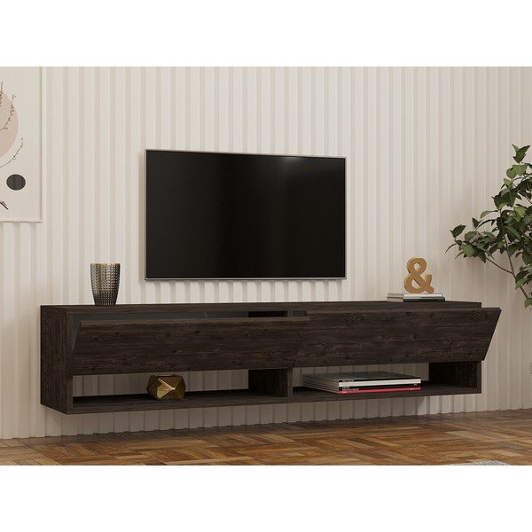 TV spintelė antracito spalvos 141x31x30 cm Arges – Kalune Design-image-4