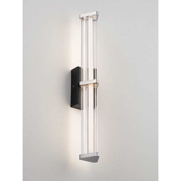 Matinės juodos spalvos/matinės sidabrinės spalvos iš metalo sieninė lempa LED su pritemdymo funkcija Pheme – Nova Luce-image-3
