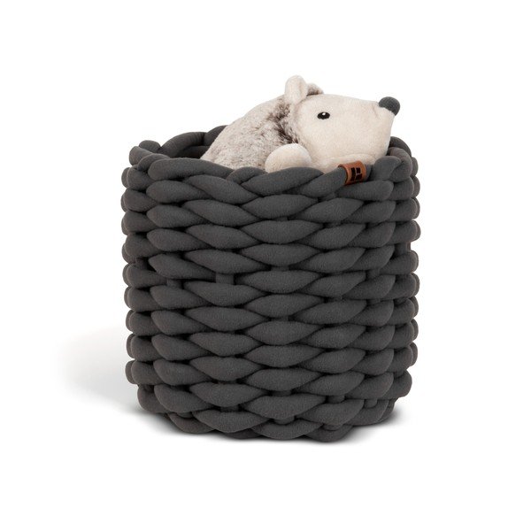 Iš tekstilės krepšys ø 21x17 cm Peach Skin Round S – Bigso-image-4