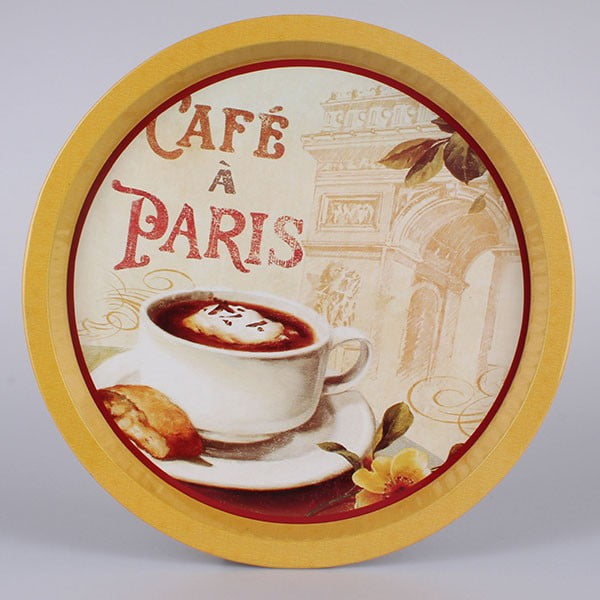 Skardinis padėklas Café a Paris