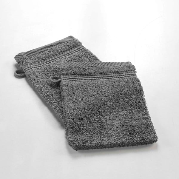 Tamsiai pilkos spalvos iš medvilnės plaušinė 15x21 cm Tendresse – douceur d'intérieur