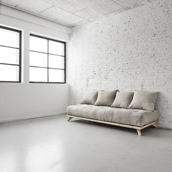 Sofa "Senza Natural/Light Grey-image-1