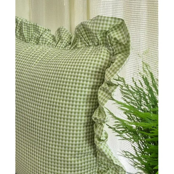 Iš medvilnės dekoratyvinis pagalvės užvalkalas 45x45 cm Ruffled – Mila Home-image-2