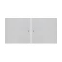 Baltos spalvos durys modulinei lentynų sistemai 2 vnt. 32x33 cm Mistral Kubus - Hammel Furniture