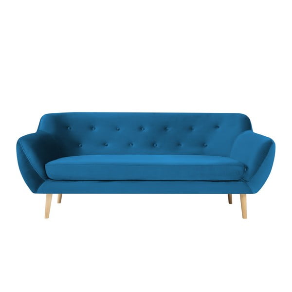 Mėlyna trivietė sofa Mazzini Sofas Amelie