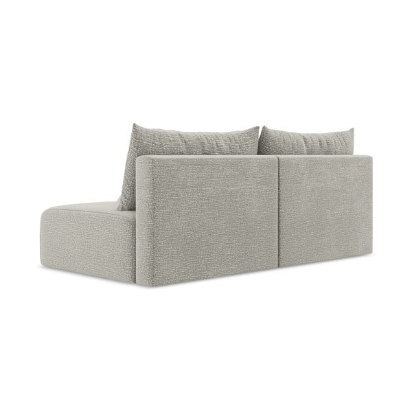 Šviesiai pilkos spalvos sulankstoma/su sandėliavimo vieta sofa 216 cm Kalena – Makamii-image-4