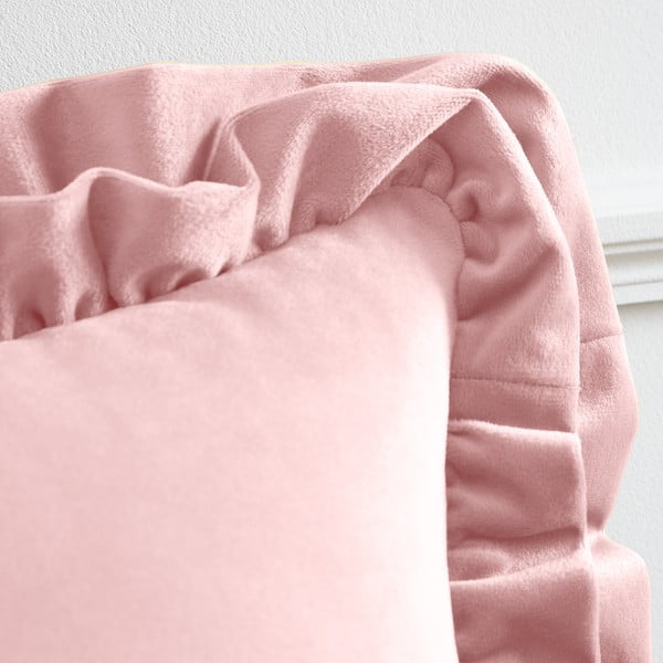Iš velveto dekoratyvinė pagalvėlė 43x43 cm Velvet Double Frill – Catherine Lansfield-image-2
