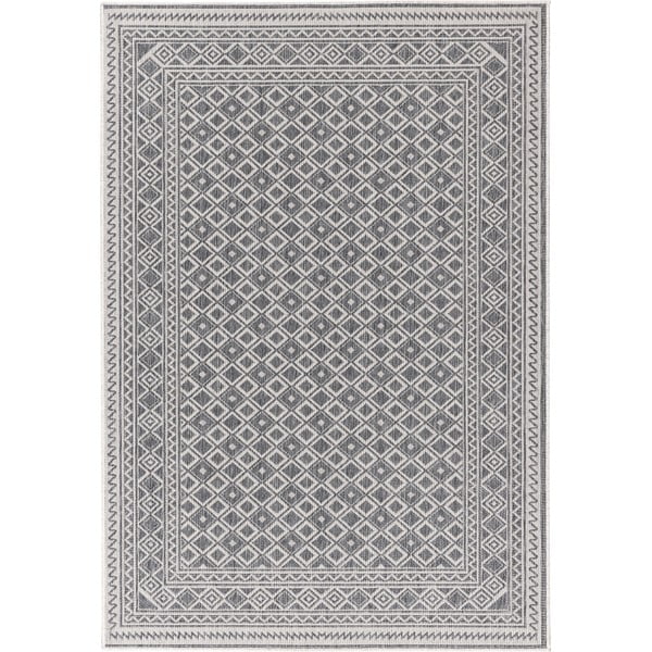 Pilkas lauko kilimas 230x160 cm Terrazzo - Floorita-image-3