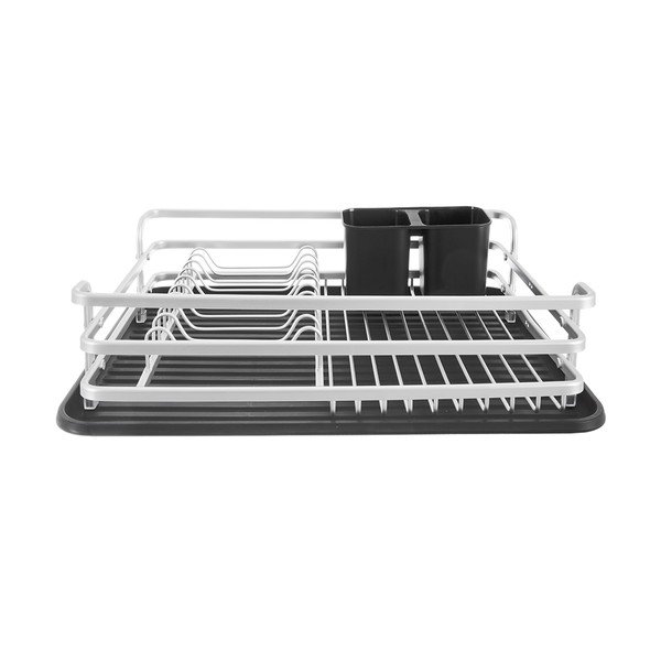 Juodos ir baltos spalvos iš metalo kiaurasamtis 43x32 cm Deluxe – Orion