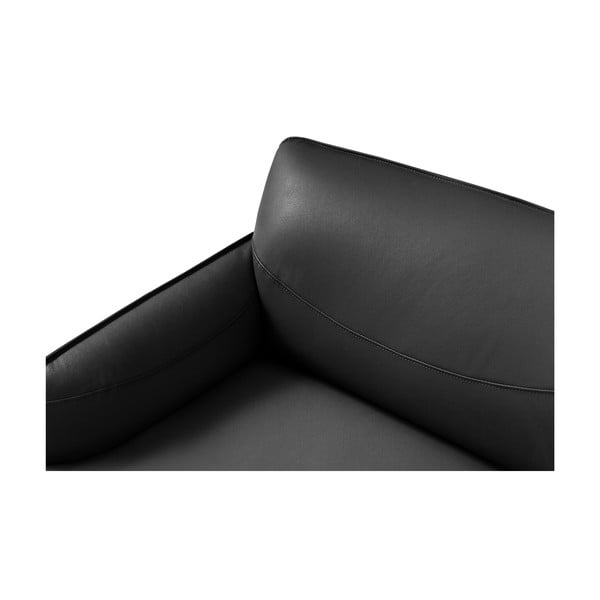 Tamsiai pilkas odinis krėslas Windsor & Co Sofas Neso-image-4