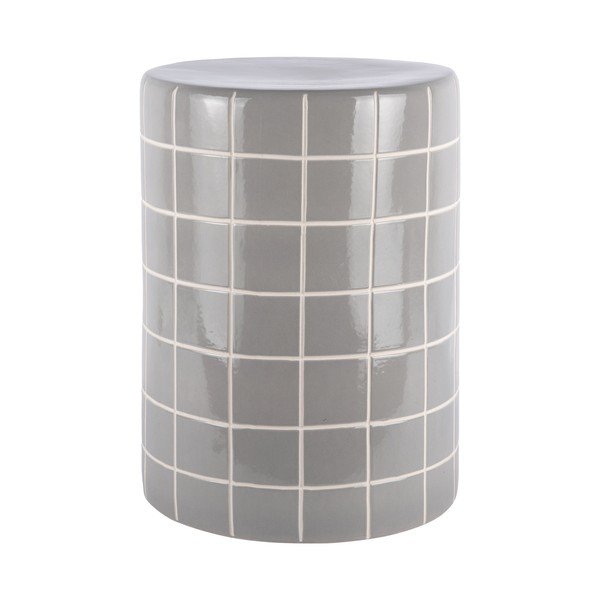 Iš keramikos apvalios formos šoninis stalas ø 33 cm Retro Tiles – Leitmotiv