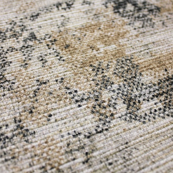 Skalbiamas pilkai smėlinės spalvos kilimas 152x230 cm Lila Abstract – Flair Rugs-image-3