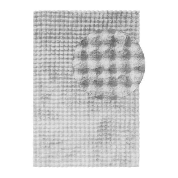 Skalbiamas kilimas šviesiai pilkos spalvos 120x170 cm Bubble Grey – Mila Home