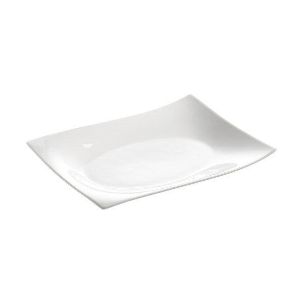 Balta porcelianinė lėkštė Maxwell & Williams Motion, 35 x 25,5 cm