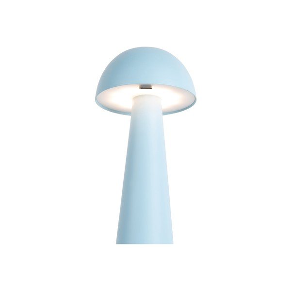 Šviesiai mėlynos spalvos stalinis šviestuvas LED (aukštis 16,5 cm) Mini LED Dome – Leitmotiv-image-2