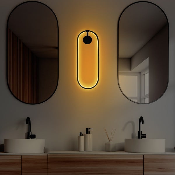 Sieninė lempa juodos spalvos LED Can – Opviq lights-image-2