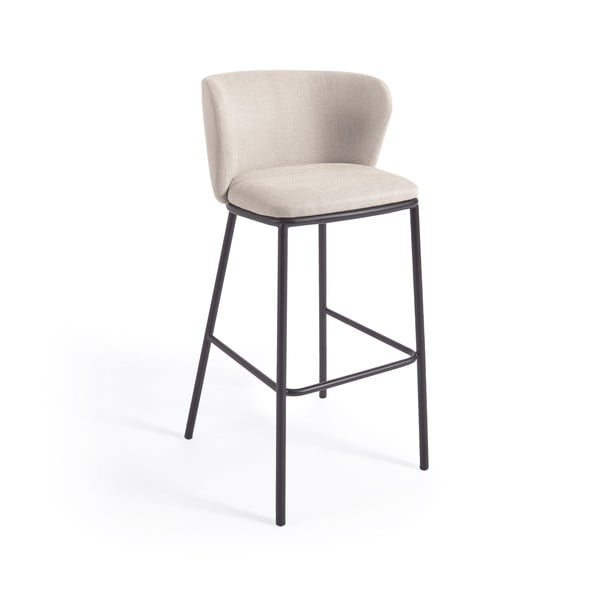 Smėlio spalvos baro kėdė, 102 cm Ciselia - Kave Home