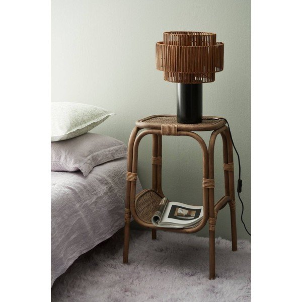 Iš rotango apvalios formos šoninis stalas ø 41 cm Magnolia – Ellos Home-image-1