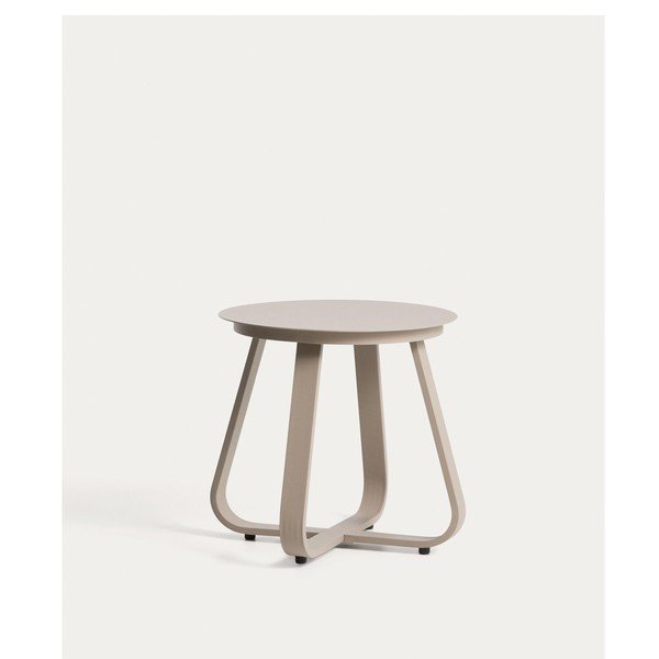 Iš metalo apvalios formos sodo šoninis staliukas ø 48 cm Tamaris – Kave Home
