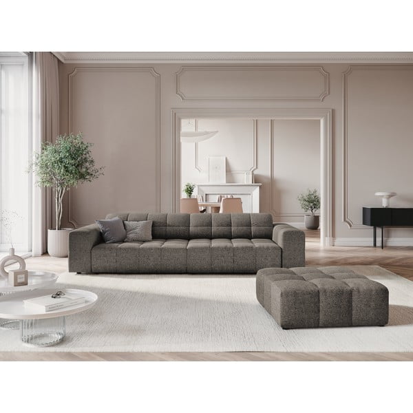 Sofa tamsiai pilkos spalvos 244 cm Chicago – Cosmopolitan Design-image-1