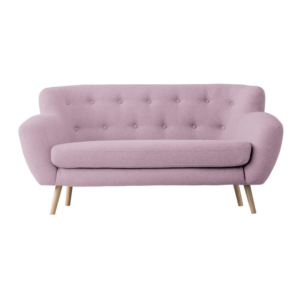 Rožinė dvivietė sofa "Kooko Home Pop