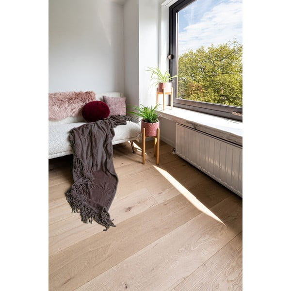 Tamsiai rudas pledas Tiseco Home Studio Flanelo, 170 x 130 cm-image-2