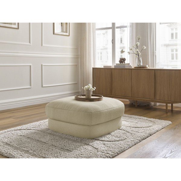 Smėlio spalvos taburetė iš boucle Leonore – Bobochic Paris-image-4