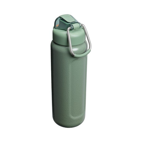Žalios spalvos iš nerūdijančio plieno butelis Kelioninis buteliukas 700 ml Wellspring Bottle Hammertone Green – Stanley-image-2