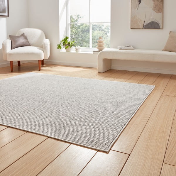 Kilimas kreminės spalvos 120x170 cm Boucle – Think Rugs-image-2