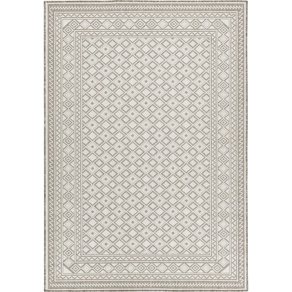 Smėlio spalvos lauko kilimas 290x200 cm Terrazzo - Floorita-image-3