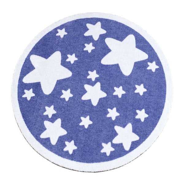 Vaikiškas violetinis kilimas "Zala Living Star", ⌀ 100 cm