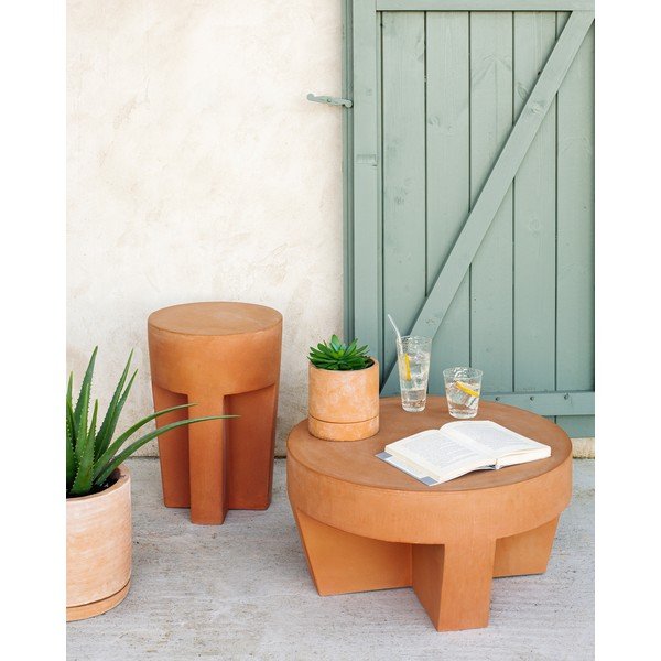 Terakotos staliukas Kave Home Vilena, ⌀ 33 cm-image-2