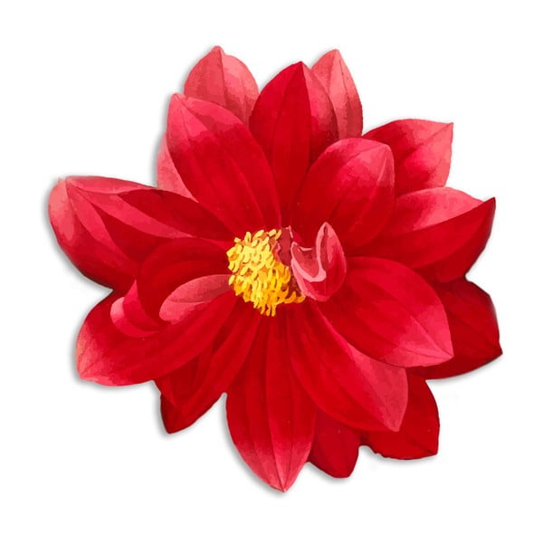 Dekoratyvinė džiuto paklodė "Madre Selva Red Flower