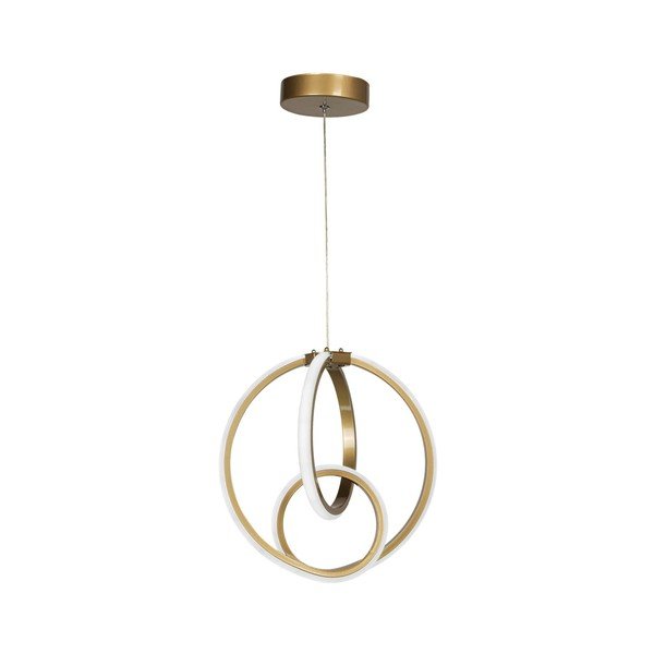 Bronzinės spalvos iš metalo kabantis šviestuvas LED ø 28,5 cm Neo – Squid Lighting