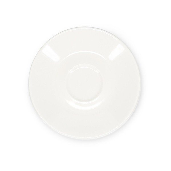 Baltos spalvos iš porceliano lėkštutė ø 12,5 cm Barista – BonBistro
