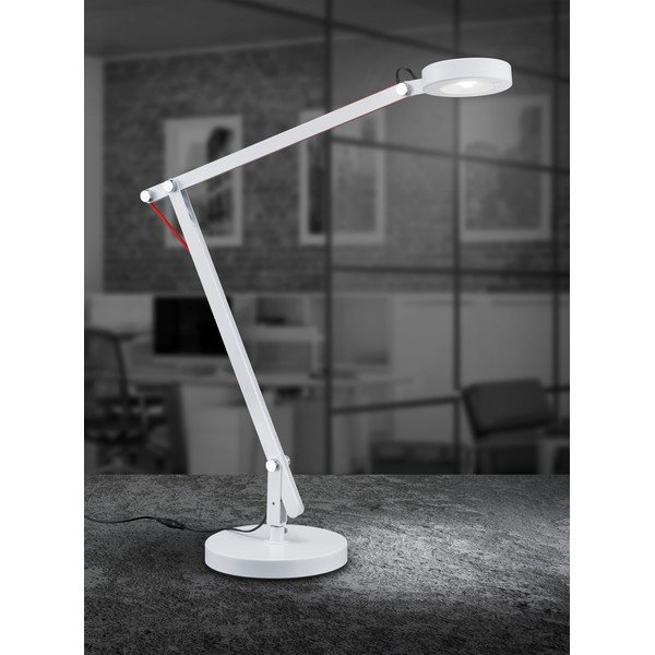 Baltos spalvos stalinis šviestuvas LED su sulankstoma konstrukcija (aukštis 90 cm) Amsterdam – Trio-image-3